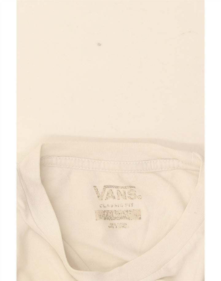 Vans majica s grafičkim motivima za dječake 11-12 godina bijela