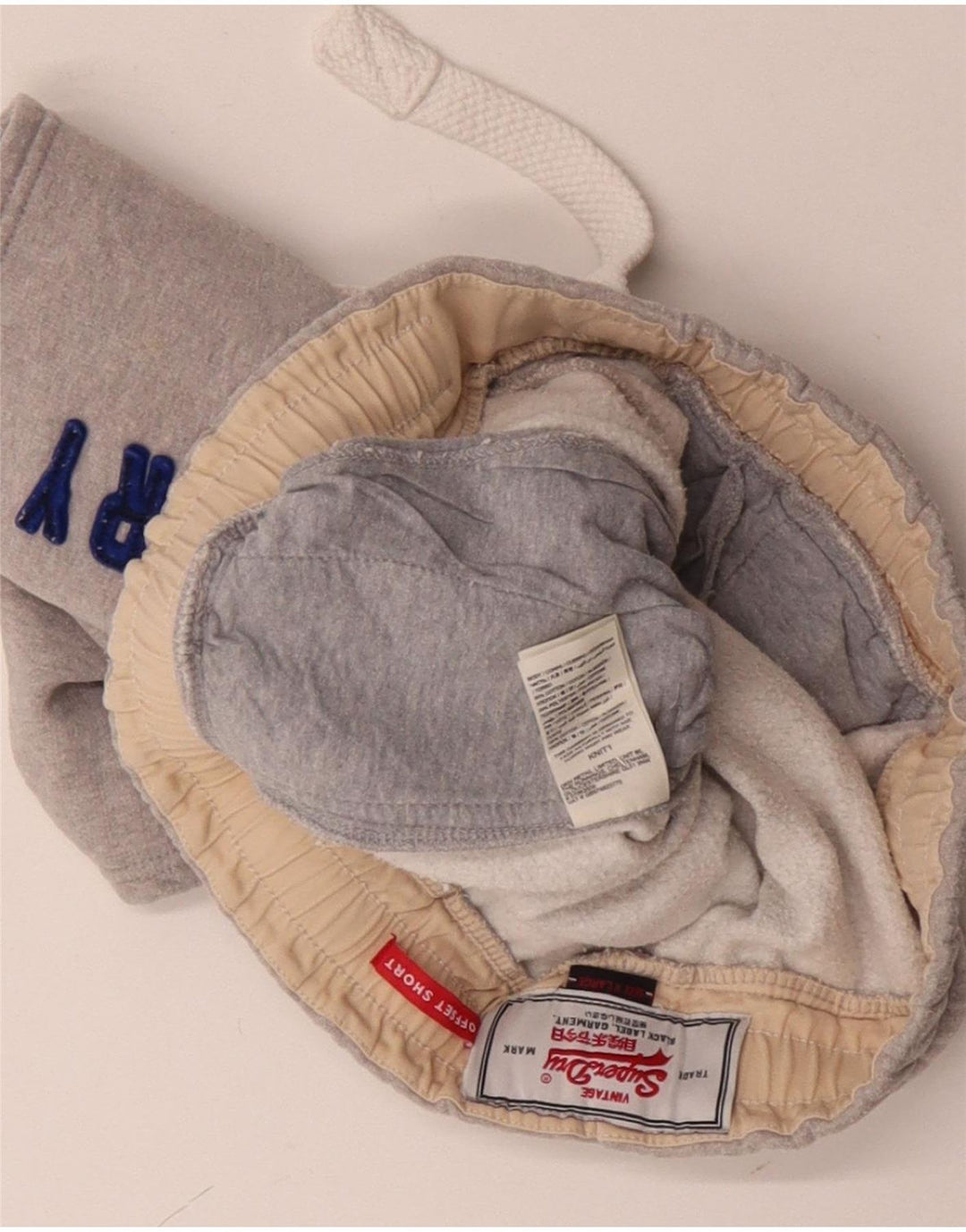 Superdry muške grafičke sportske kratke hlače XL sivi pamuk