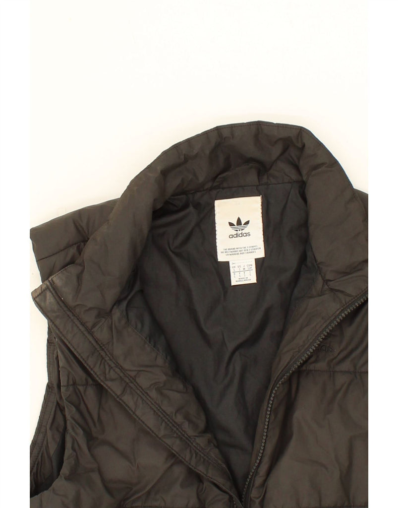 ADIDAS Mens Padded Gilet UK 36 Small Black Polyester Vintage Adidas and Second-Hand Adidas from Messina Hembry 