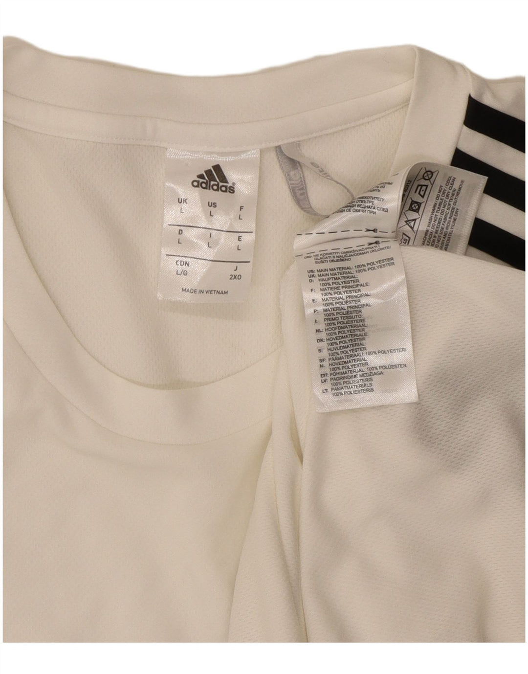 Adidas muška majica Climalite Top veliki bijeli poliester u boji