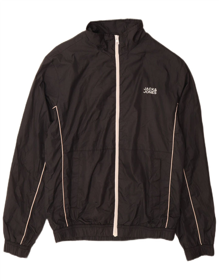 Jack & Jones, gornja jakna muške trenirke, srednji crni poliester