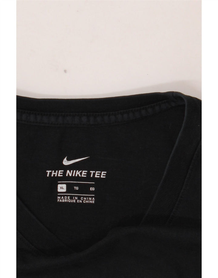 NIKE Muška majica kratkih rukava s grafičkim motivima XL crna