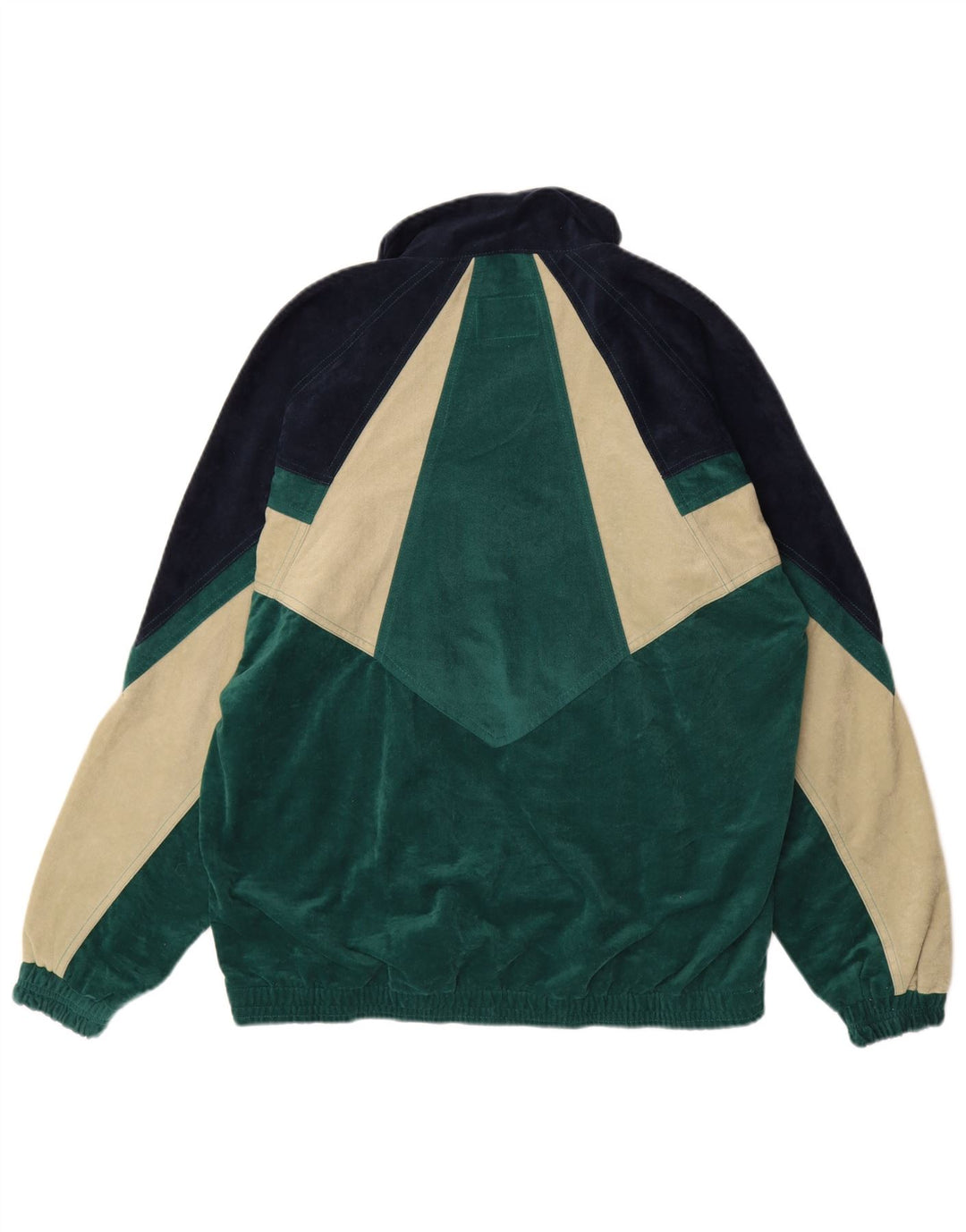 MC KEE'S Muška puna trenirka od velura, poliester srednje zelene boje