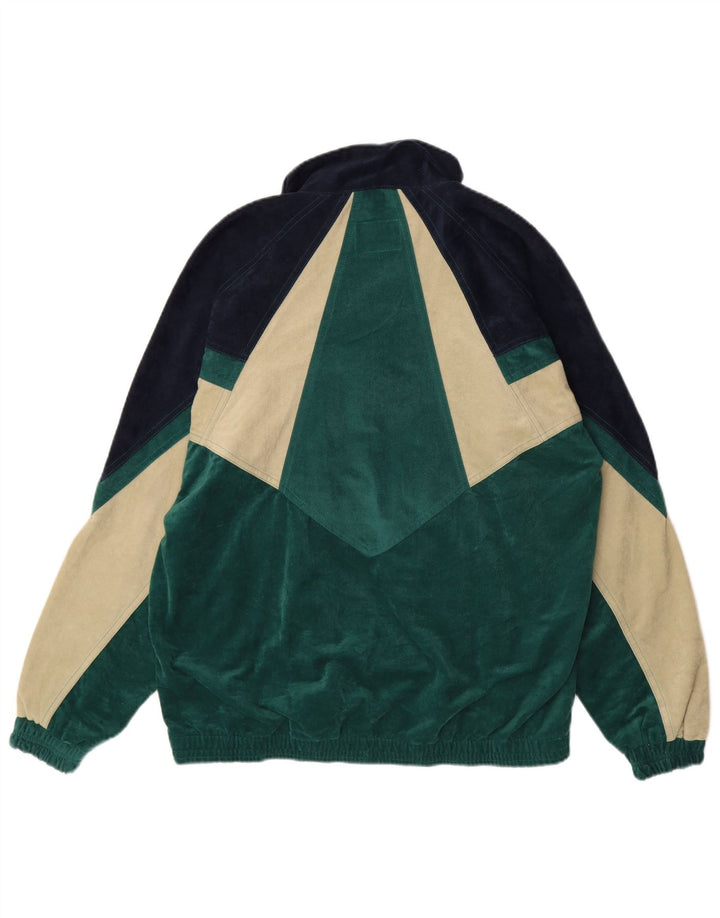 MC KEE'S Muška puna trenirka od velura, poliester srednje zelene boje