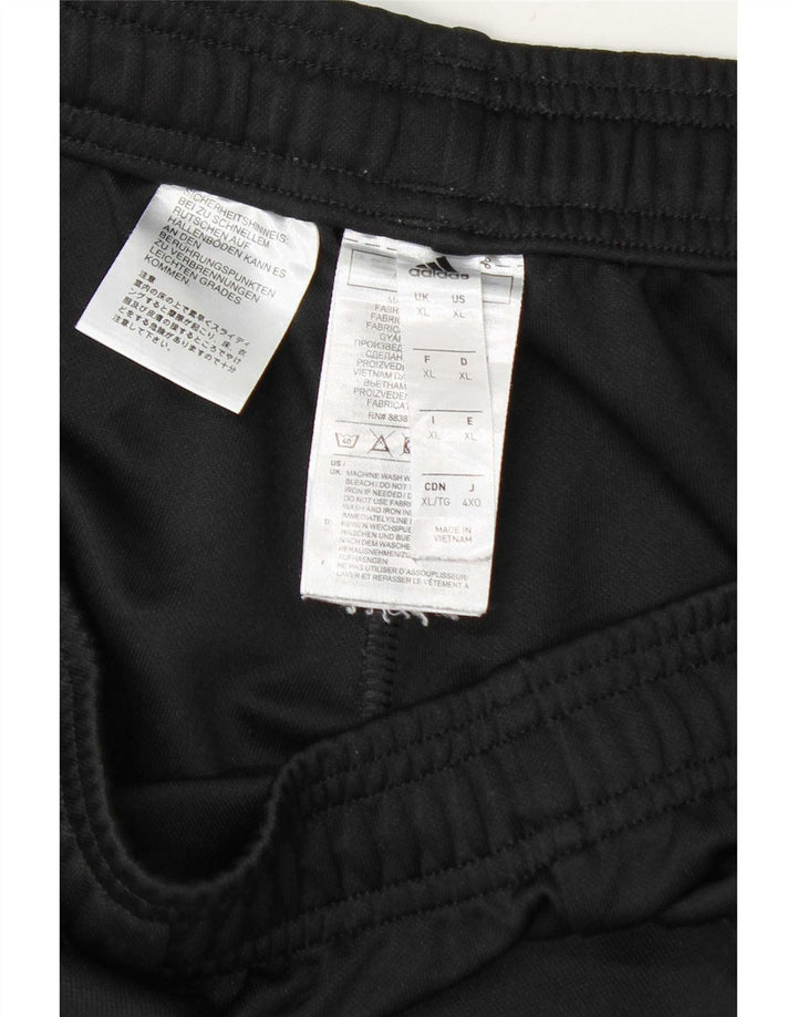 Adidas muške trenirke XL crne poliesterske hlače