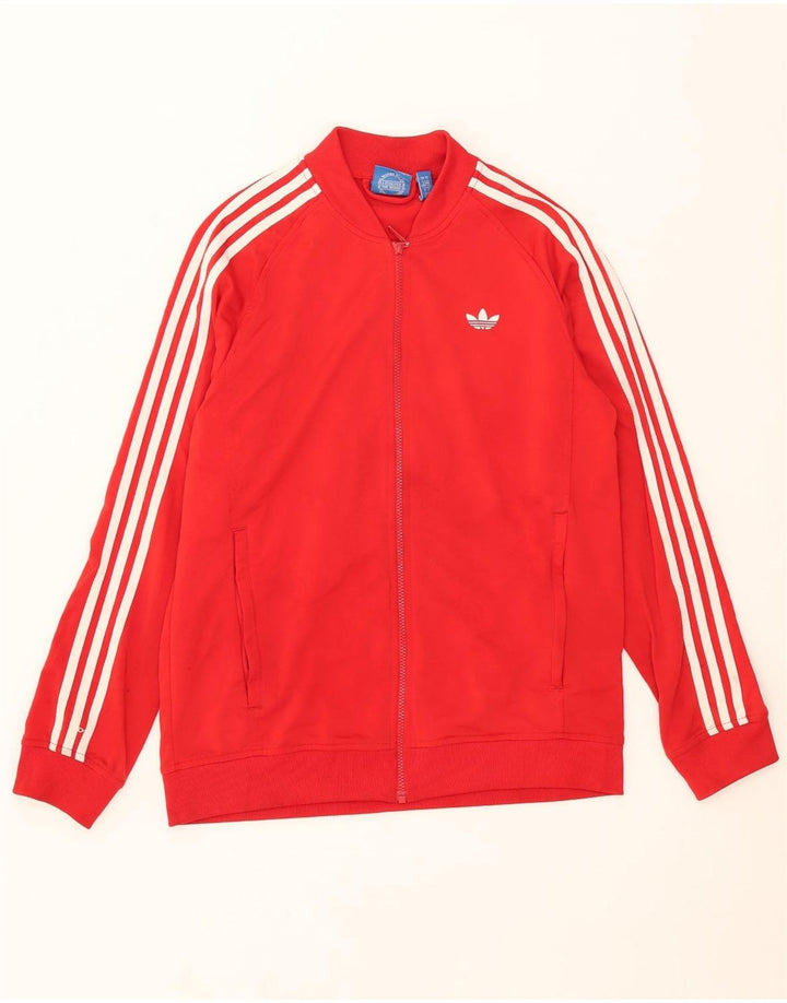 ADIDAS muška trenirka, jakna, veliki crveni poliester