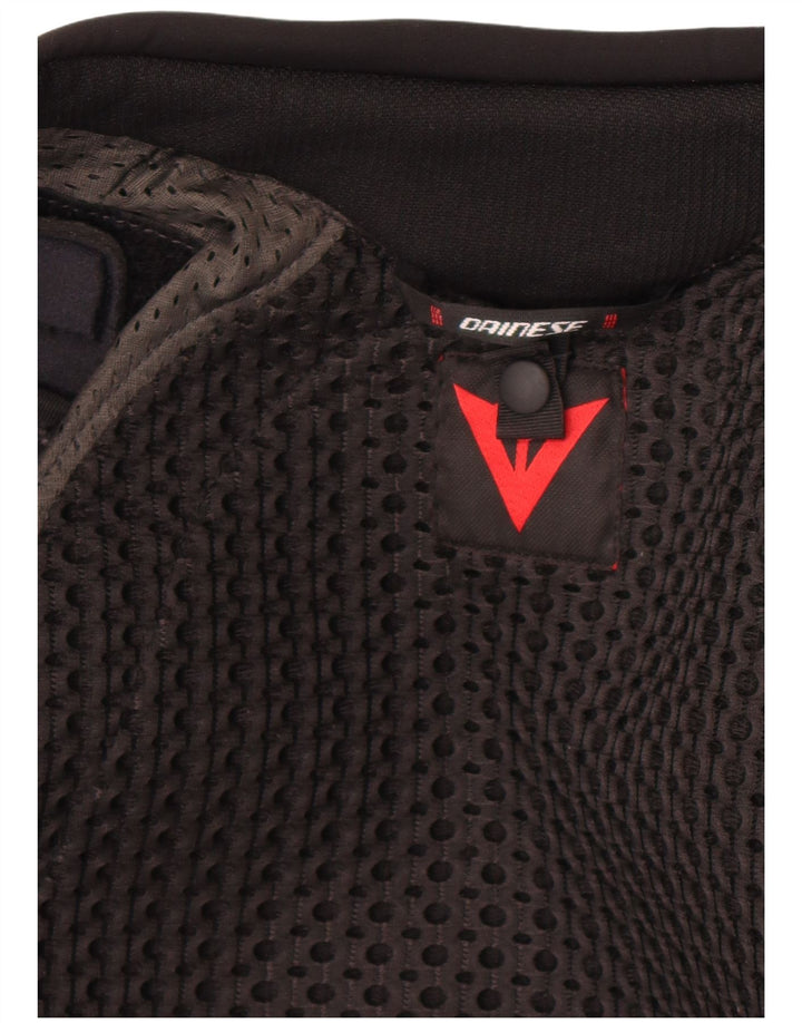 Dainese ženska kožna biciklistička jakna IT 42 Srednja crna kožna biciklistička jakna