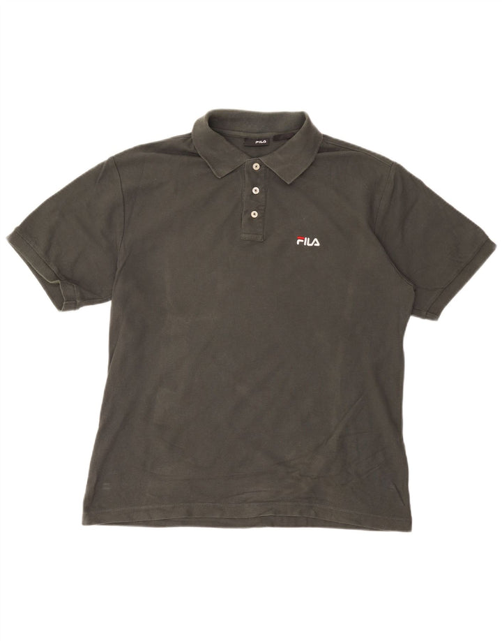 FILA muška polo majica velika siva pamuk
