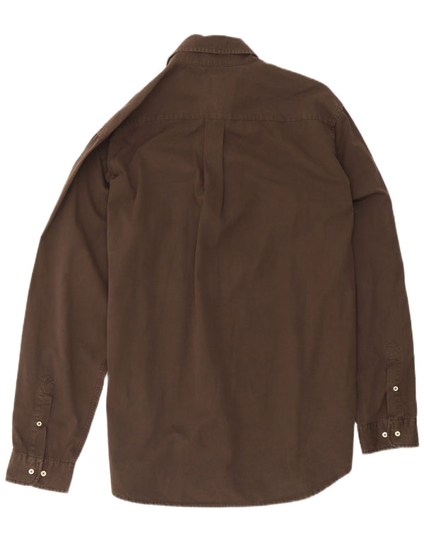 Murphy & Nye Mens Sailmakers Regular Fit Shirt 3XL Brown Cotton