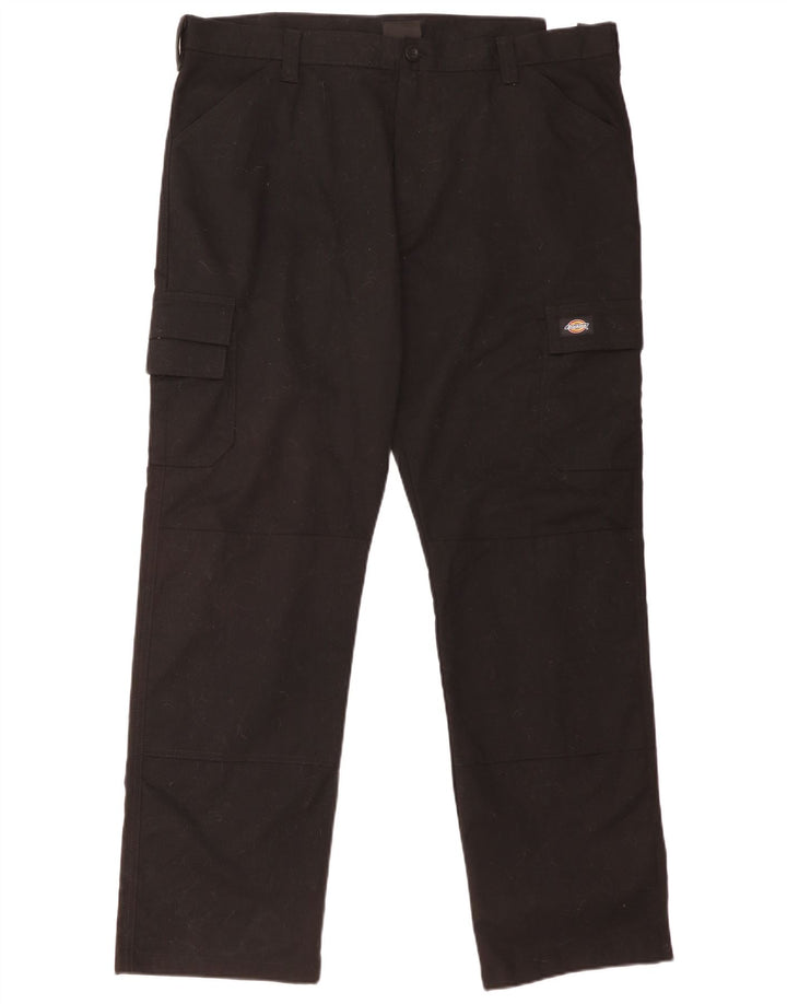 Dickies muške ravne kargo hlače W40 L32 crni poliester