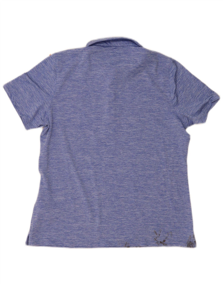 Vineyard Vines ženska polo majica UK 14 poliester srednje plave pruge