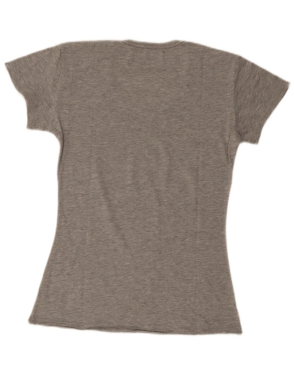 Diesel Ženska majica kratkih rukava s grafičkim motivima UK 8 Small Grey