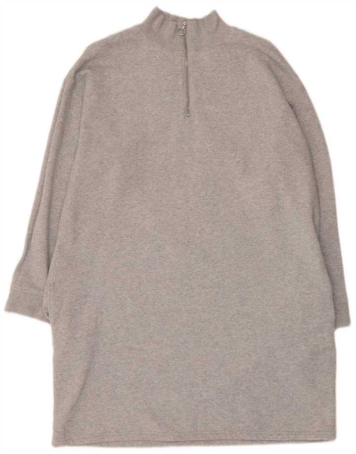 MARKS & SPENCER Ženska prevelika džemper haljina UK 16 Large Grey Flecked