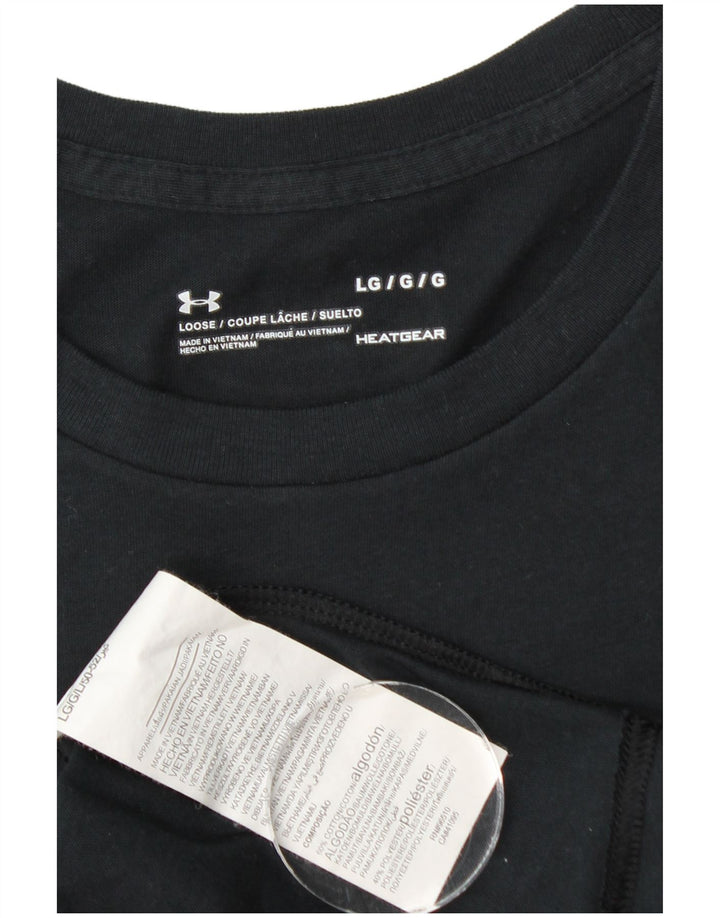 UNDER ARMOUR Muška majica Heat Gear Velika crna pamučna majica