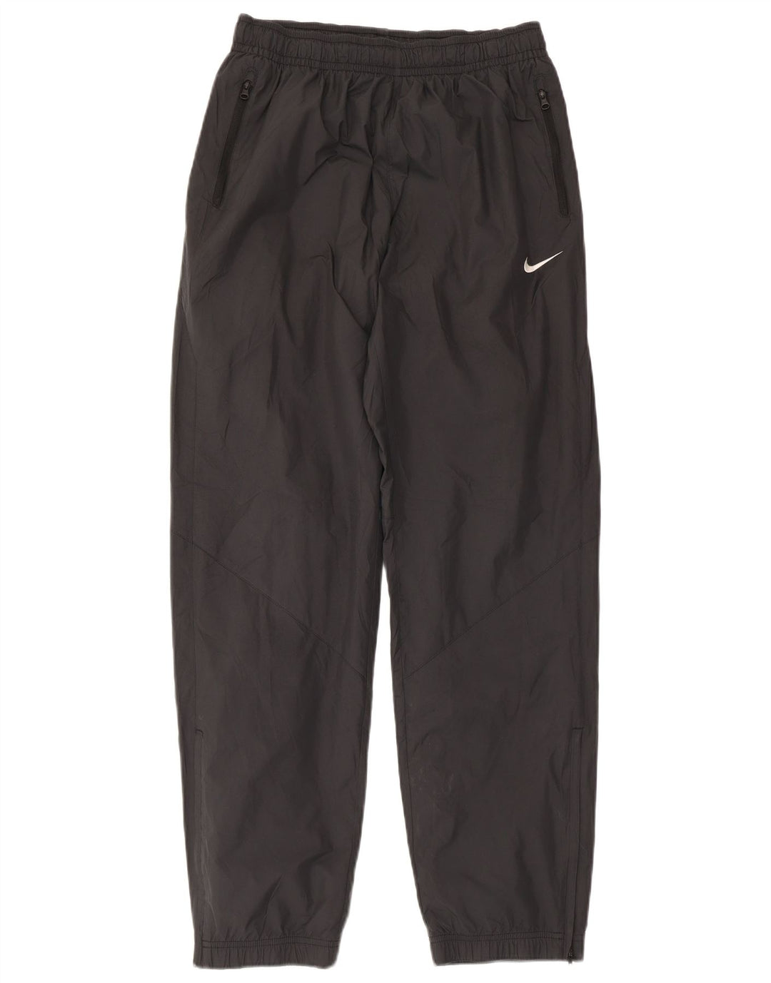 Nike ženske chino hlače za trčanje UK male crne poliesterske