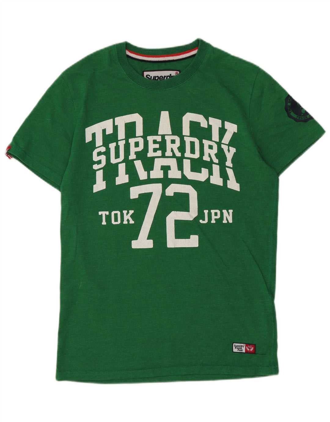 Superdry muška grafička majica kratkih rukava Srednje zeleni pamuk