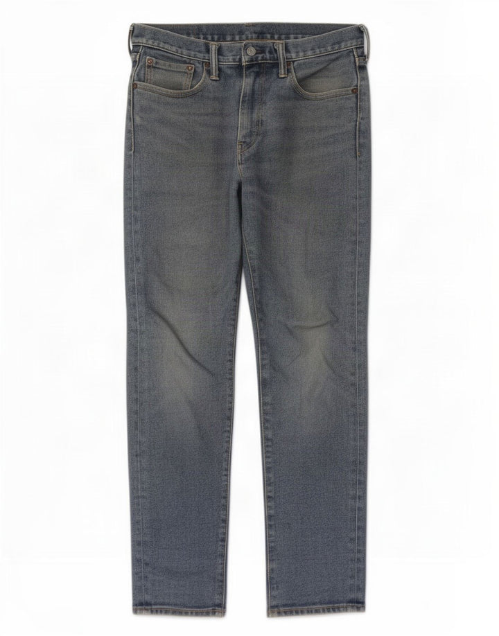 Levi's muške 522 ravne traperice W30 L30 plavi pamuk