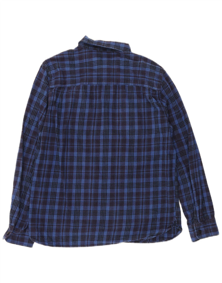 CONVERSE Muška flanelska košulja Srednje plavi karirani pamuk