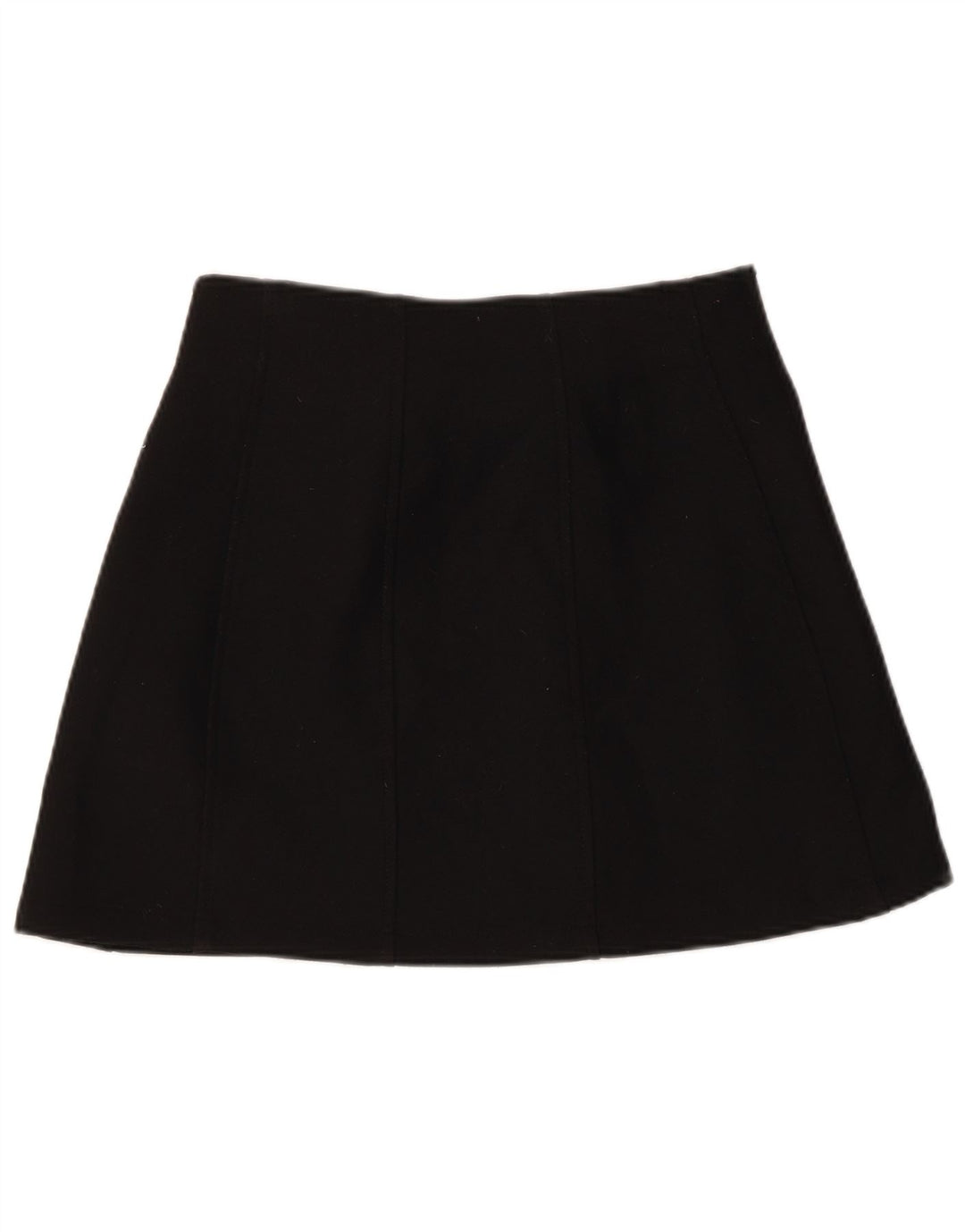 Zara ženska mini suknja mala W26 crni poliester