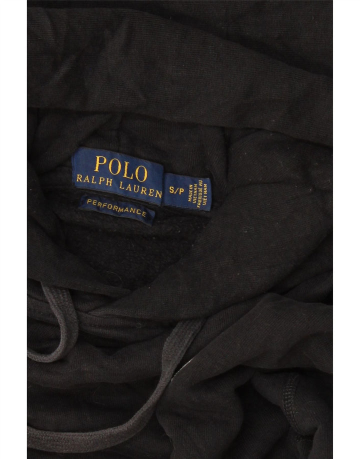 POLO RALPH LAUREN Ženska velika majica s kapuljačom UK 10 Mala crna