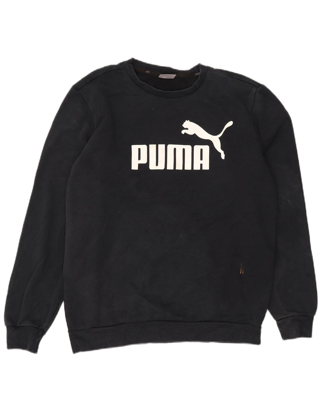 Puma muška trenirka s motivima srednje plave boje, pamuk