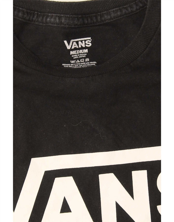 Vans muška majica kratkih rukava srednje veličine crni pamuk