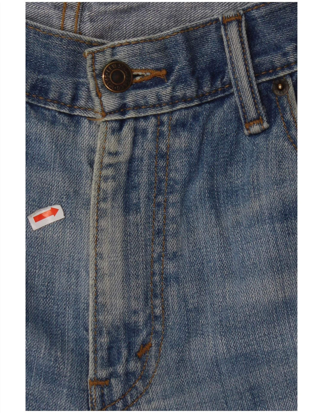 LEVI'S muške 514 ravne traperice W34 L32 plavi pamuk
