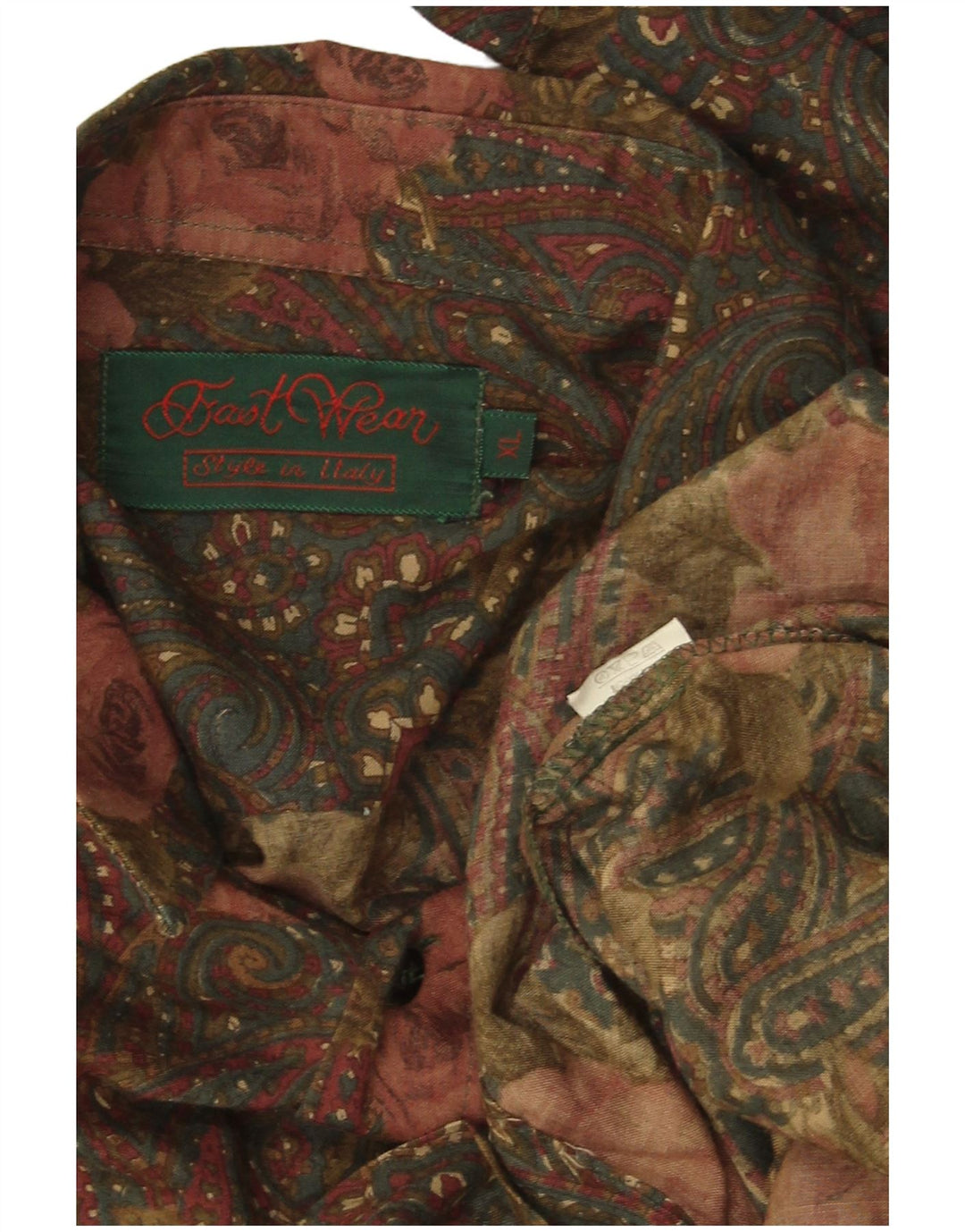 VINTAGE muška košulja XL višebojni cvjetni rajon