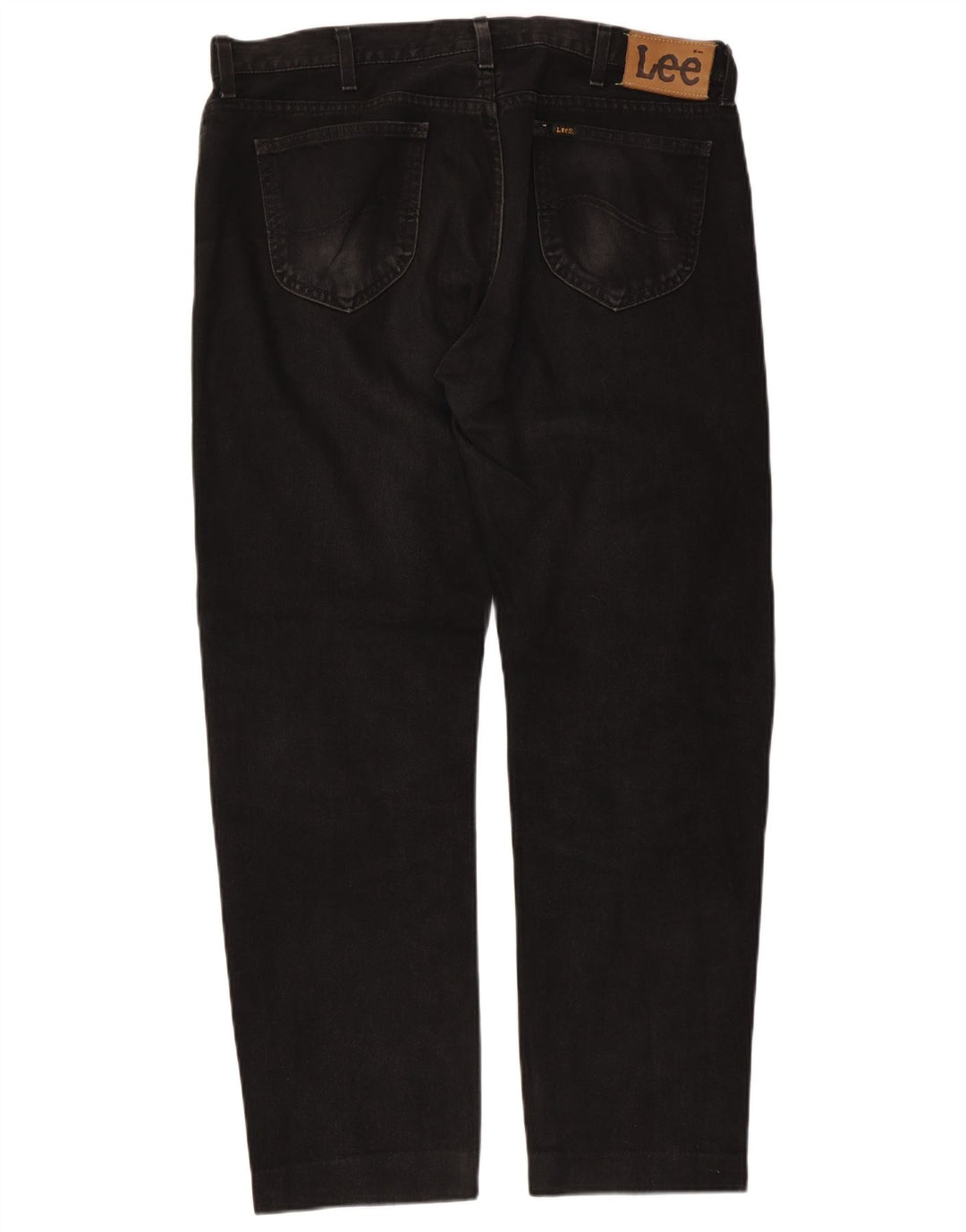 Lee Mens Seattle Straight Jeans W38 L30 Crni pamuk