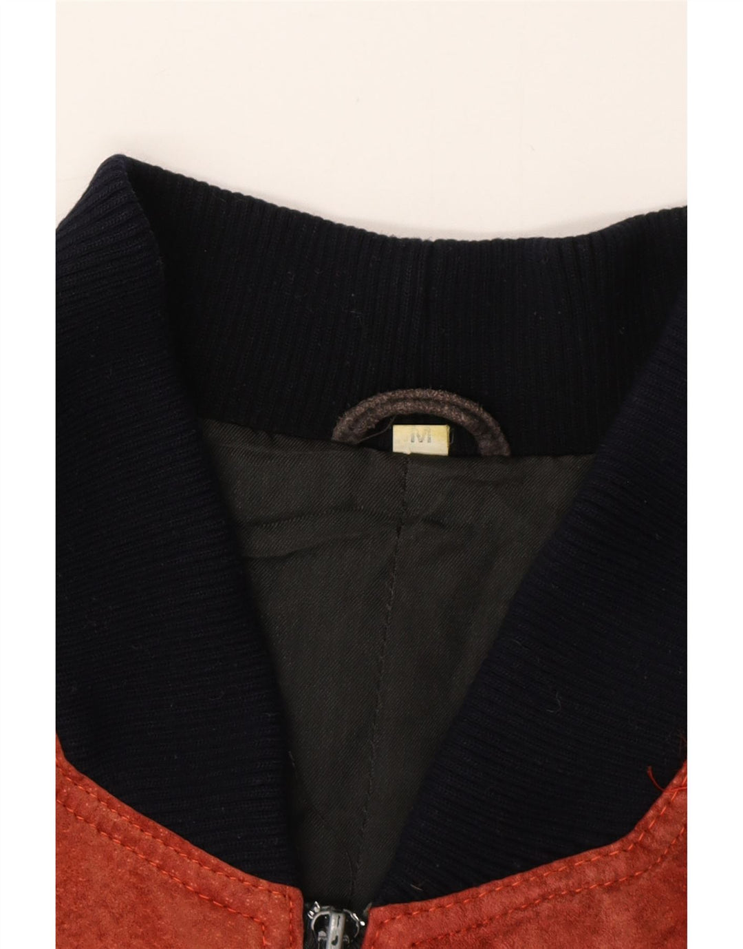 VINTAGE muška bomber jakna od brušene kože UK 38 srednje crvene boje