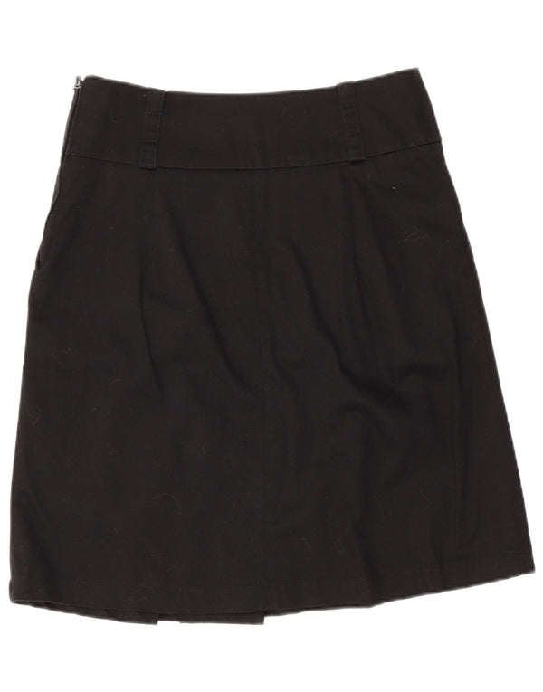 Calvin Klein ženska midi suknja UK 8 mala W26 crni pamuk