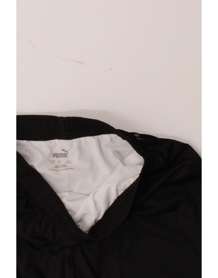 PUMA Mens Sport Shorts UK 8 Small  Black Polyester Vintage Puma and Second-Hand Puma from Messina Hembry 