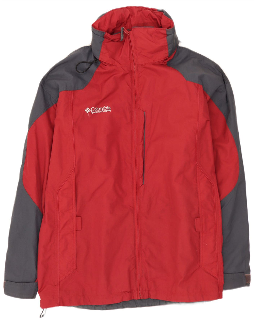 COLUMBIA Muška jakna vjetrovka širokog kroja UK 40 Large Red Colourblock