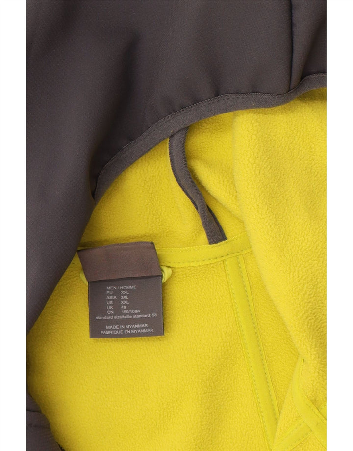Jack Wolfskin muška vjetrovka s kapuljačom UK 48 2XL sivi poliester