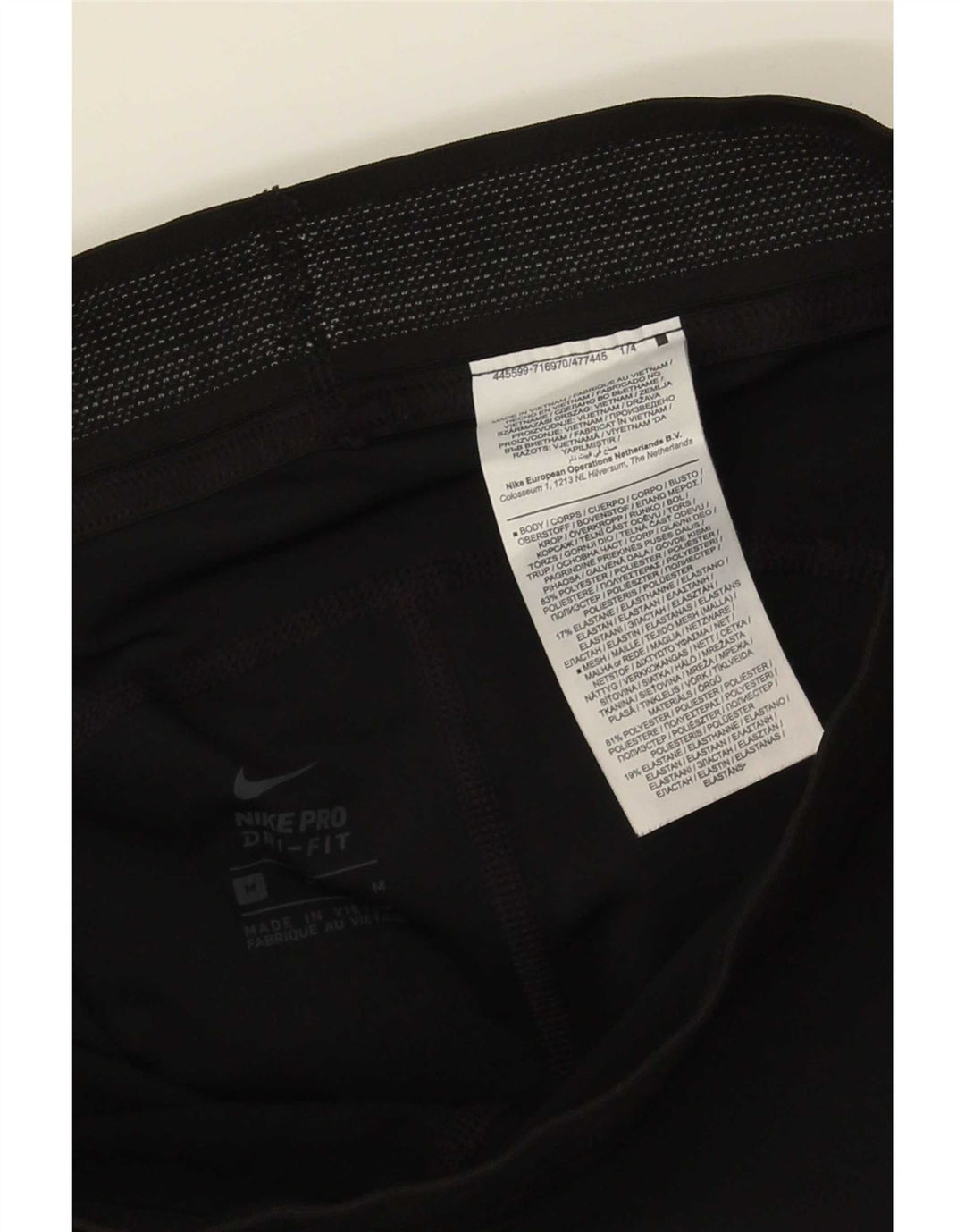 Nike ženske kratke tajice UK 14 Srednje crni poliester