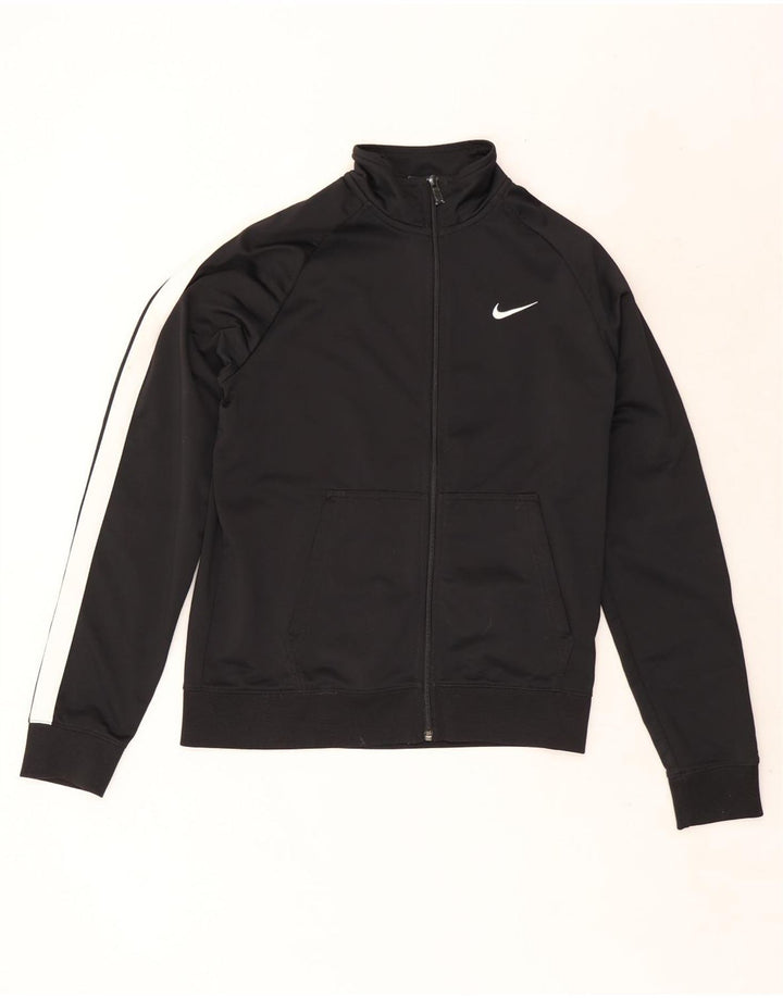 Nike muška gornja jakna trenirke srednje crne boje od poliestera