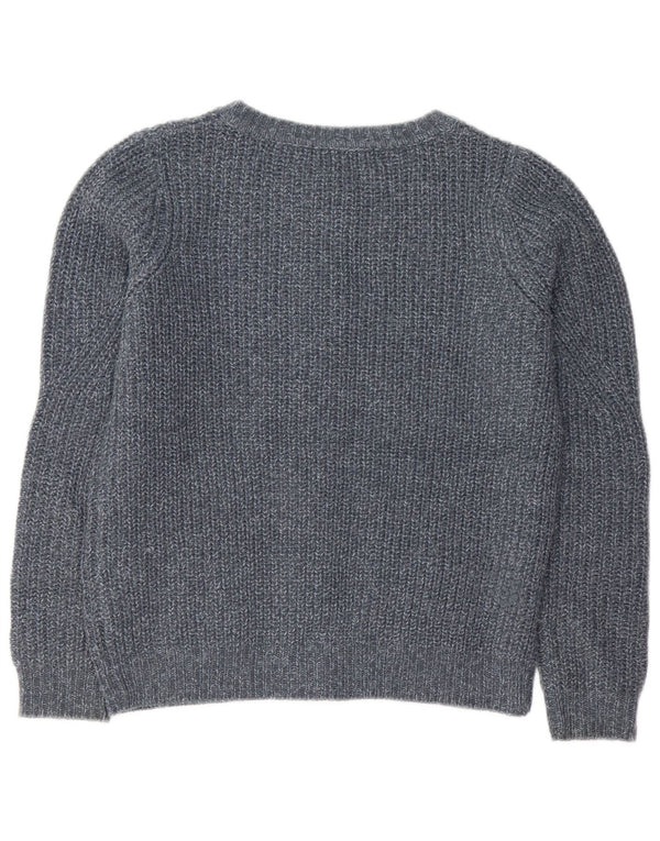 Marks & Spencer ženski kardigan pulover UK 10 Small Grey Flected Acrylic