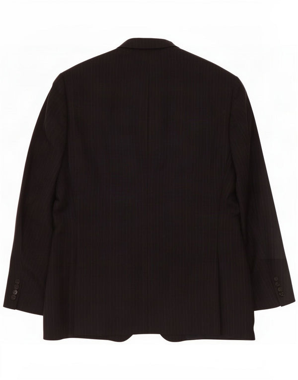 Valentino muška jakna s 3 gumba IT 54 2XL Black Pinstripe Classic