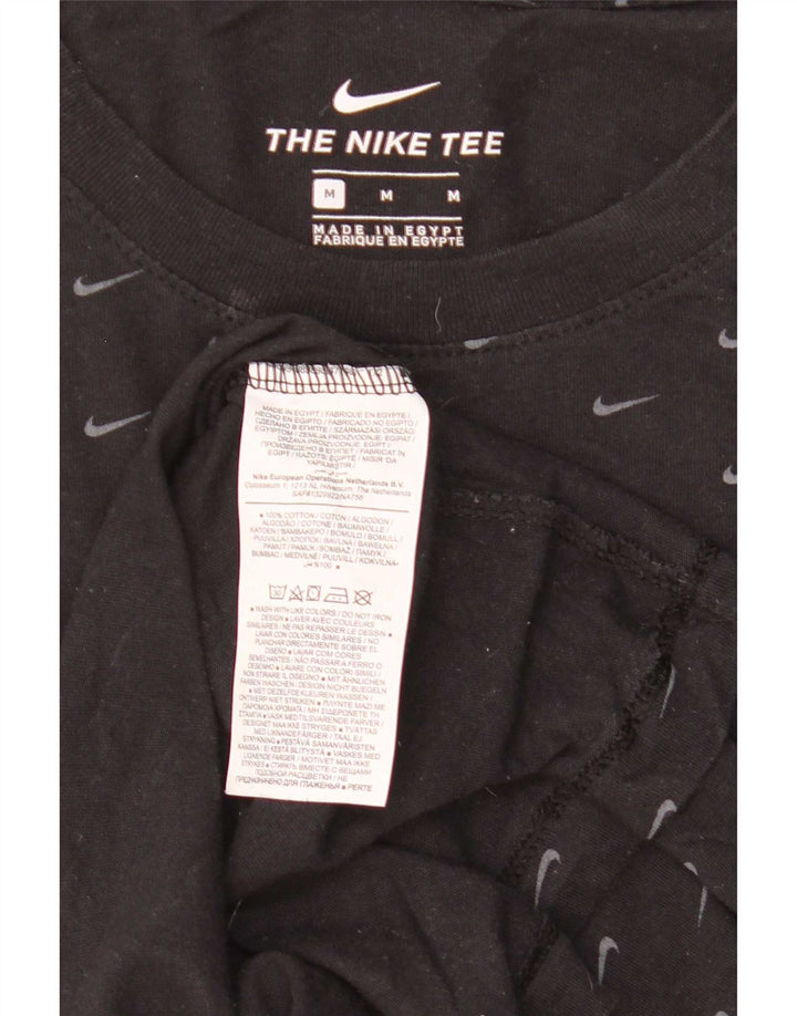 Nike Muška majica kratkih rukava srednje veličine crni pamuk