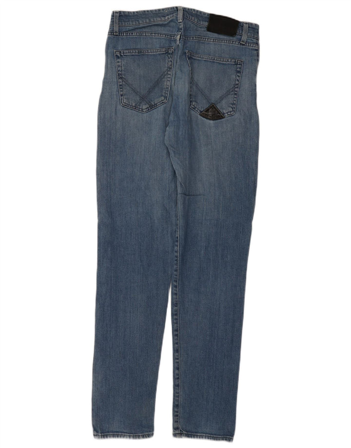 ROY ROGERS Muške uske traperice W34 L34 Plavi pamuk