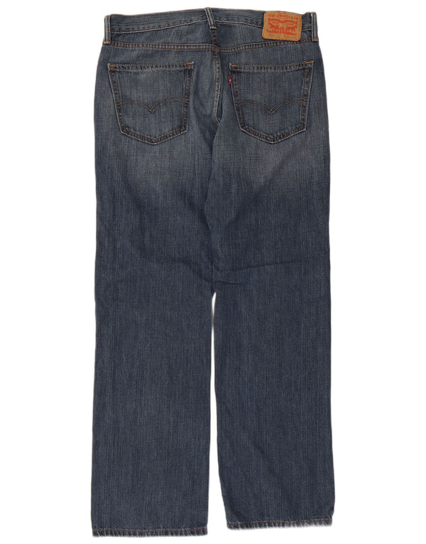 Levi's muške 559 ravne traperice opuštenog kroja W34 L32 plavi pamuk