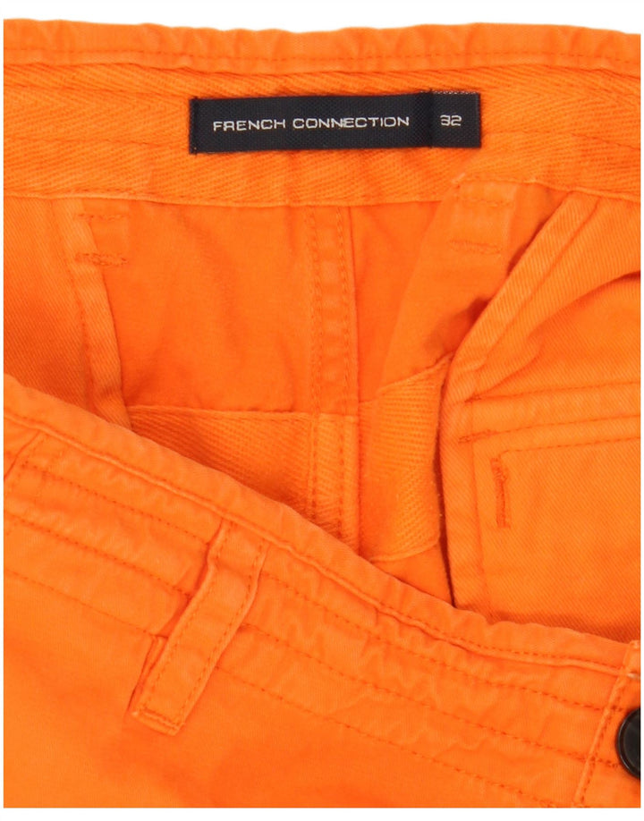 French Connection muške kargo kratke hlače W32, srednje narančasti pamuk