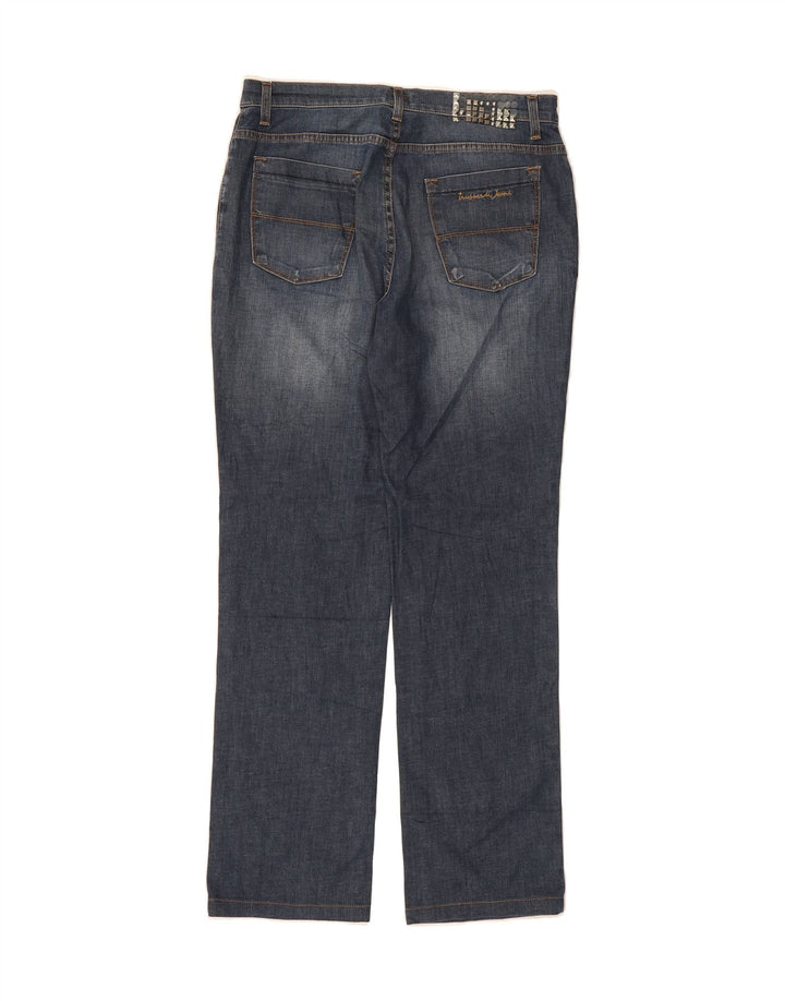 TRUSSARDI Womens Straight Jeans W31 L30 Blue Cotton Vintage Trussardi and Second-Hand Trussardi from Messina Hembry 