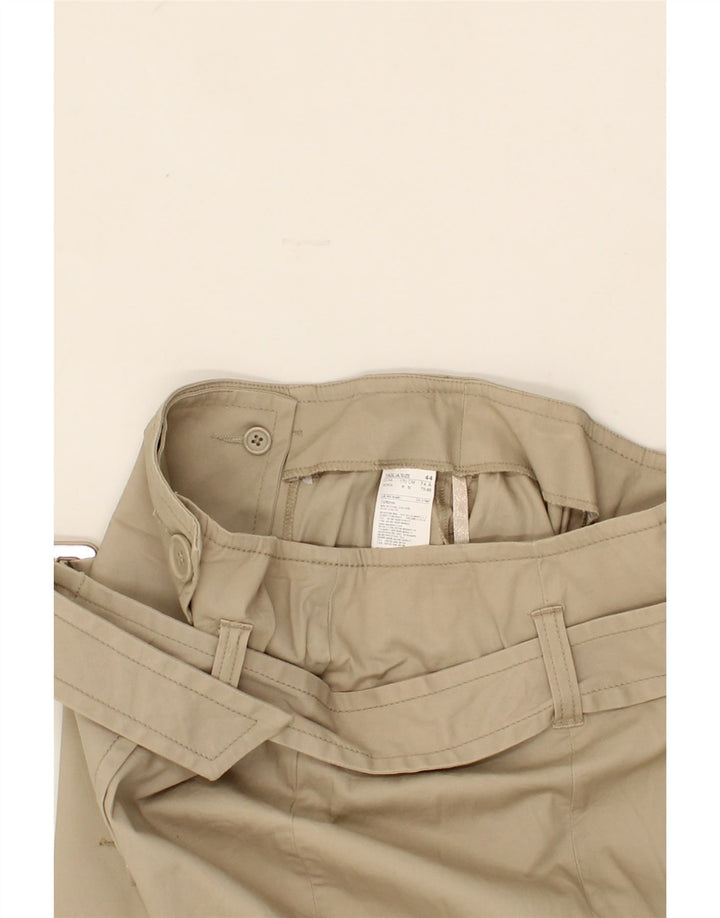 BENETTON Womens Straight Skirt IT 44 Medium W30  Beige Cotton Vintage Benetton and Second-Hand Benetton from Messina Hembry 