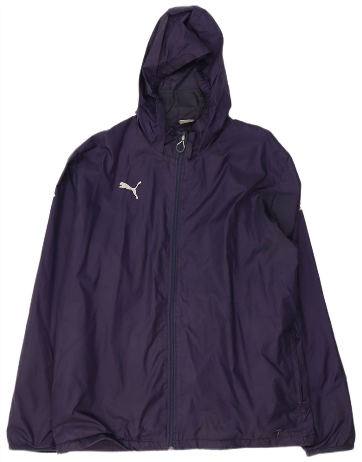 PUMA muška kišna jakna s kapuljačom UK 44 2XL tamnoplava