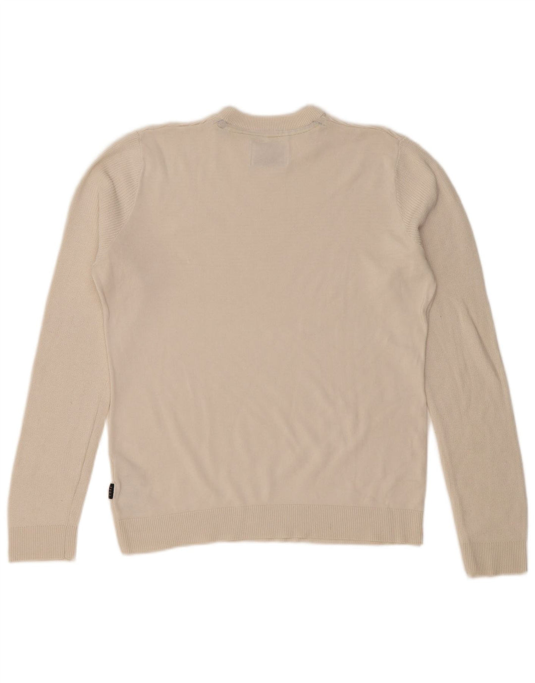 JACK & JONES Muški džemper s okruglim izrezom, srednje bijele boje, pamuk