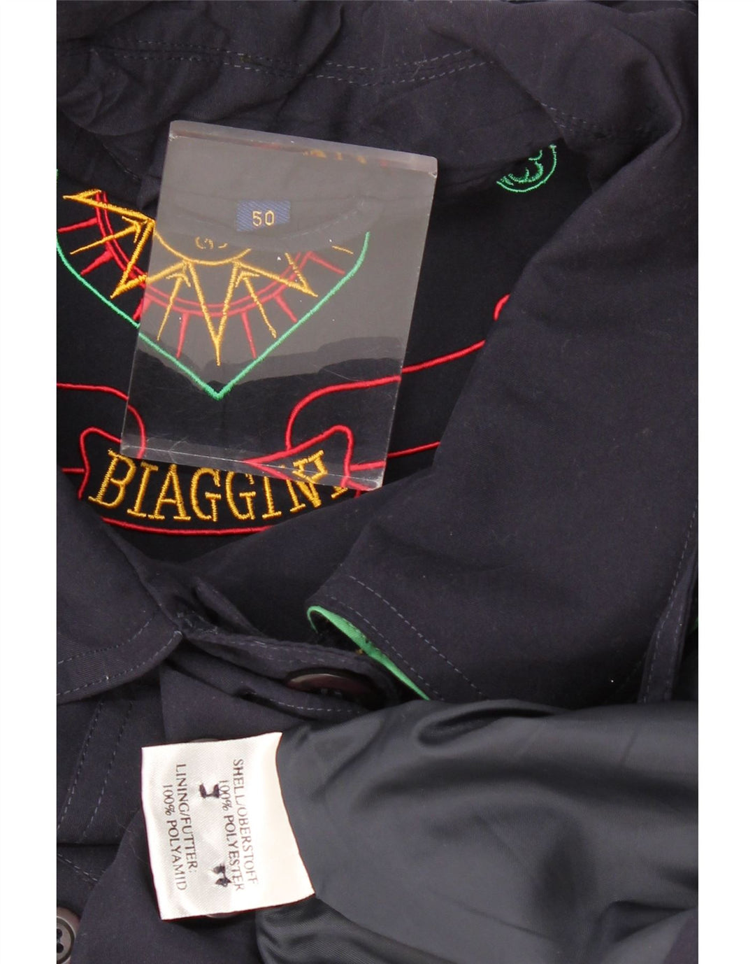 BIAGGINI ženska prevelika bomber jakna IT 50 XL tamnoplavi poliester