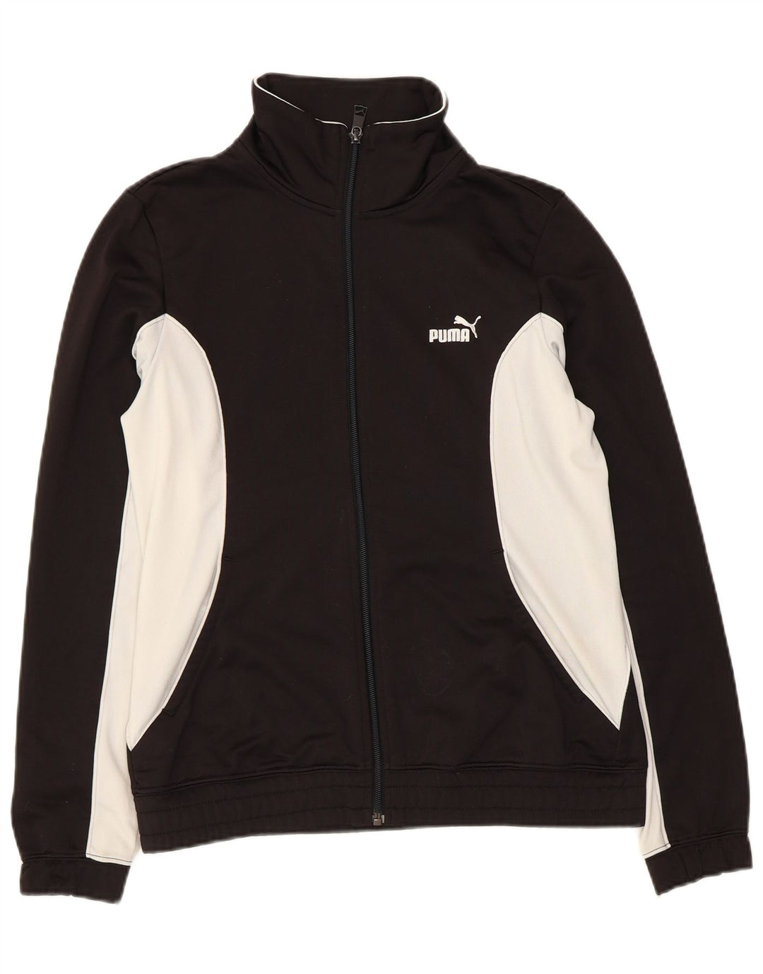 Puma ženska gornja jakna trenirke UK 14 Large Black Colourblock poliester