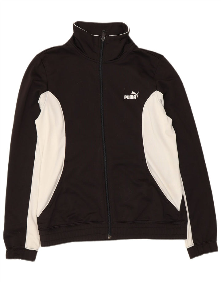 Puma ženska gornja jakna trenirke UK 14 Large Black Colourblock poliester
