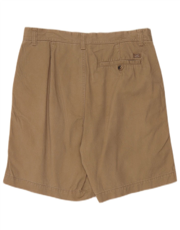 MARKS & SPENCER Muške chino kratke hlače W32 srednje smeđi pamuk